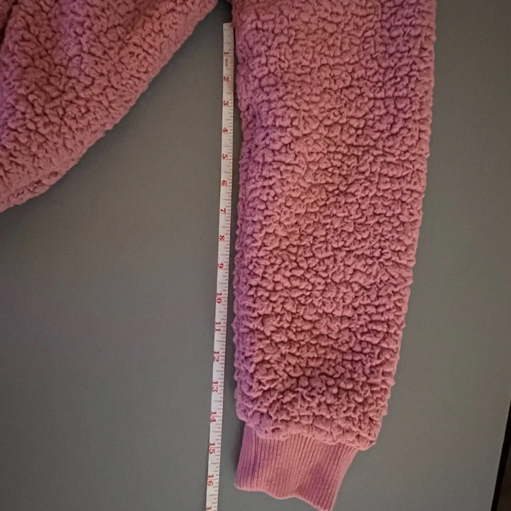 SUMMER SALE: Ci Sono Pink Sherpa women’s Hoodie - Picture 7 of 7